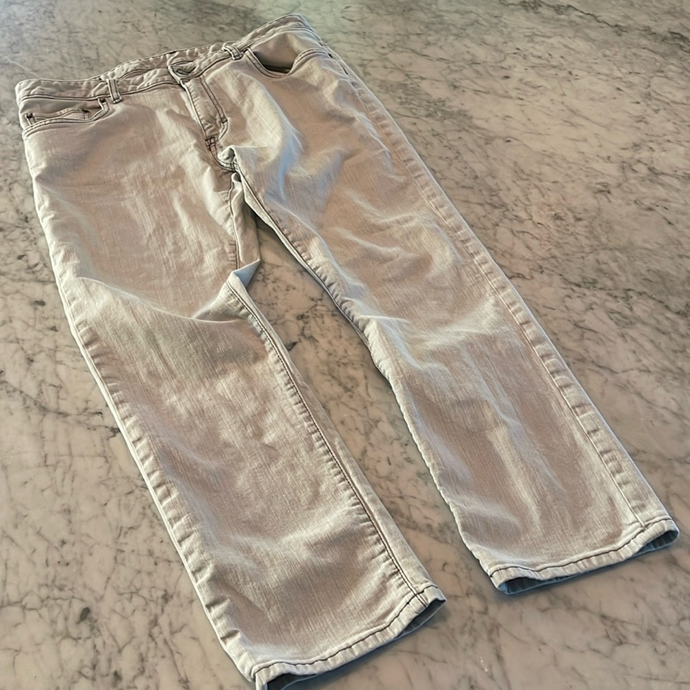 Patagonia Organic Cotton Mens Jeans Size 36 Light Gray